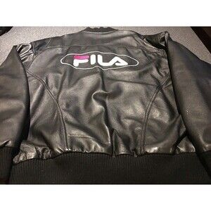 Vintage FILA Leather Jacket